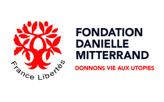 Logo Fondation Danielle Mitterrand "Donnons vie aux utopies"